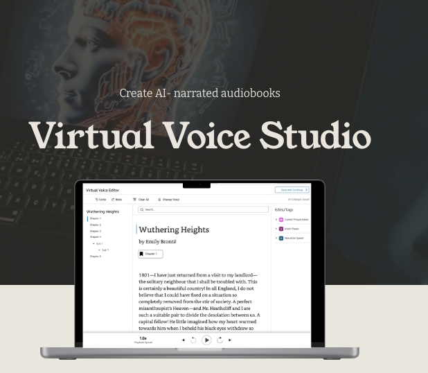 Virtual Voice Studio — create AI-narrated audiobooks